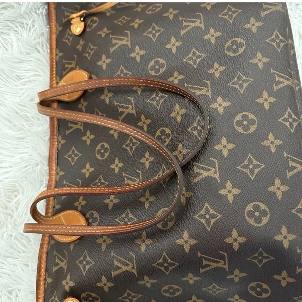 AUTHENTIC!!! Louis Vuitton Neverfull MM Monogram Brown Tote Bag - Picture 9 of 11